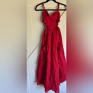 Elegant Red Evening Dress by Farmrio